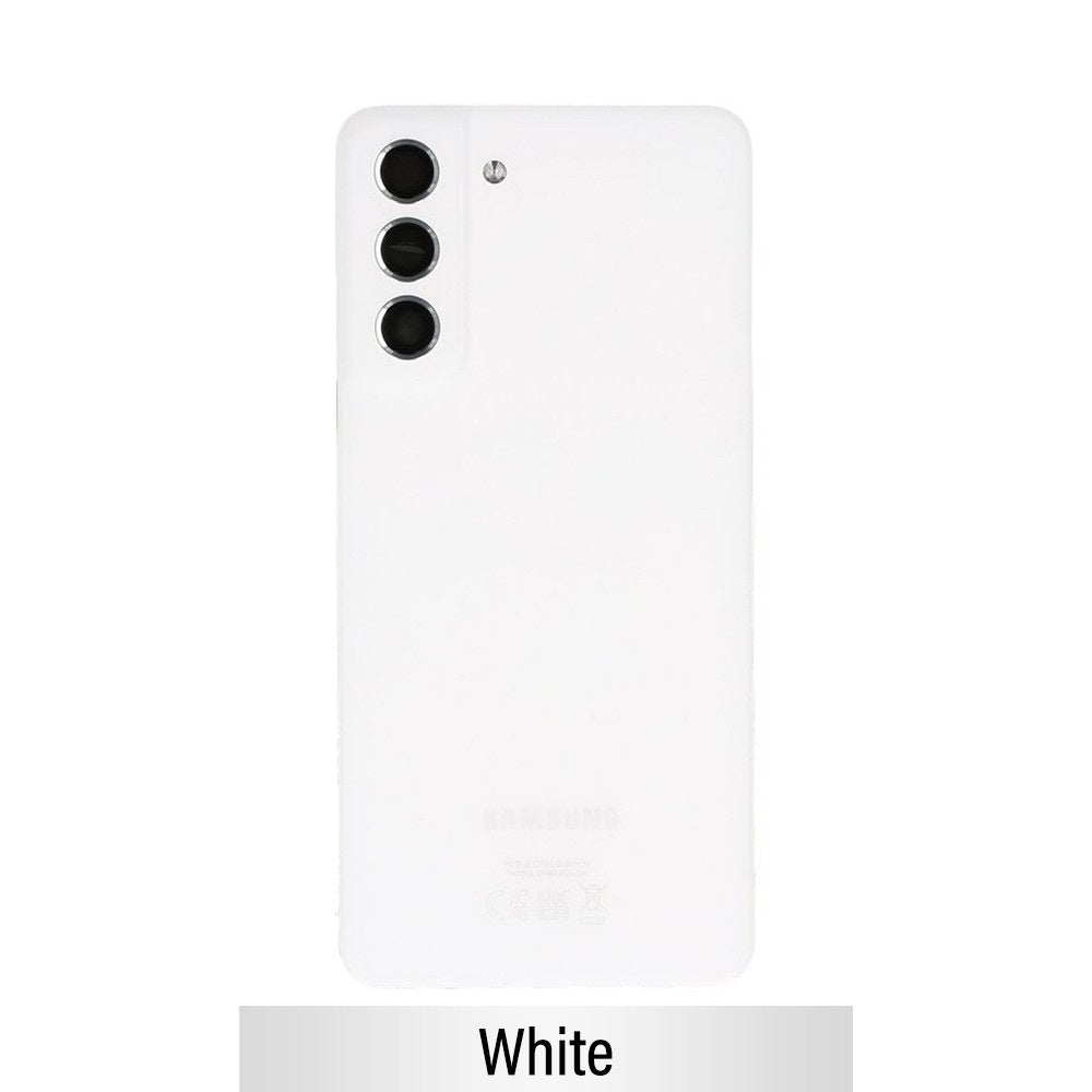 Rear Cover Glass For Samsung Galaxy S21 FE 5G G990B GH82-26156B (Gold)-White Rear Cover Glass For Samsung Galaxy S21 FE 5G G990B GH82-26156B (Gold)-White